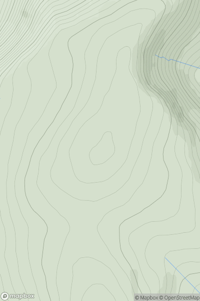 Thumbnail image for Carn Ban [Loch Broom to Strath Oykel] showing contour plot for surrounding peak